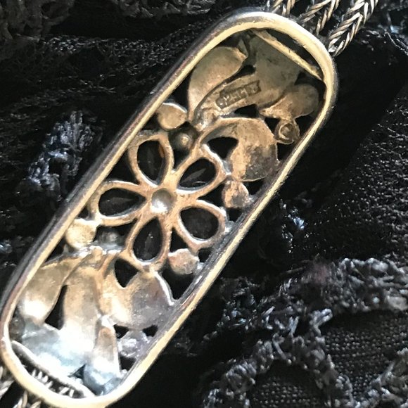 Vintage Sterling & Marcasite Bracelet and Ring Set - Picture 5 of 9